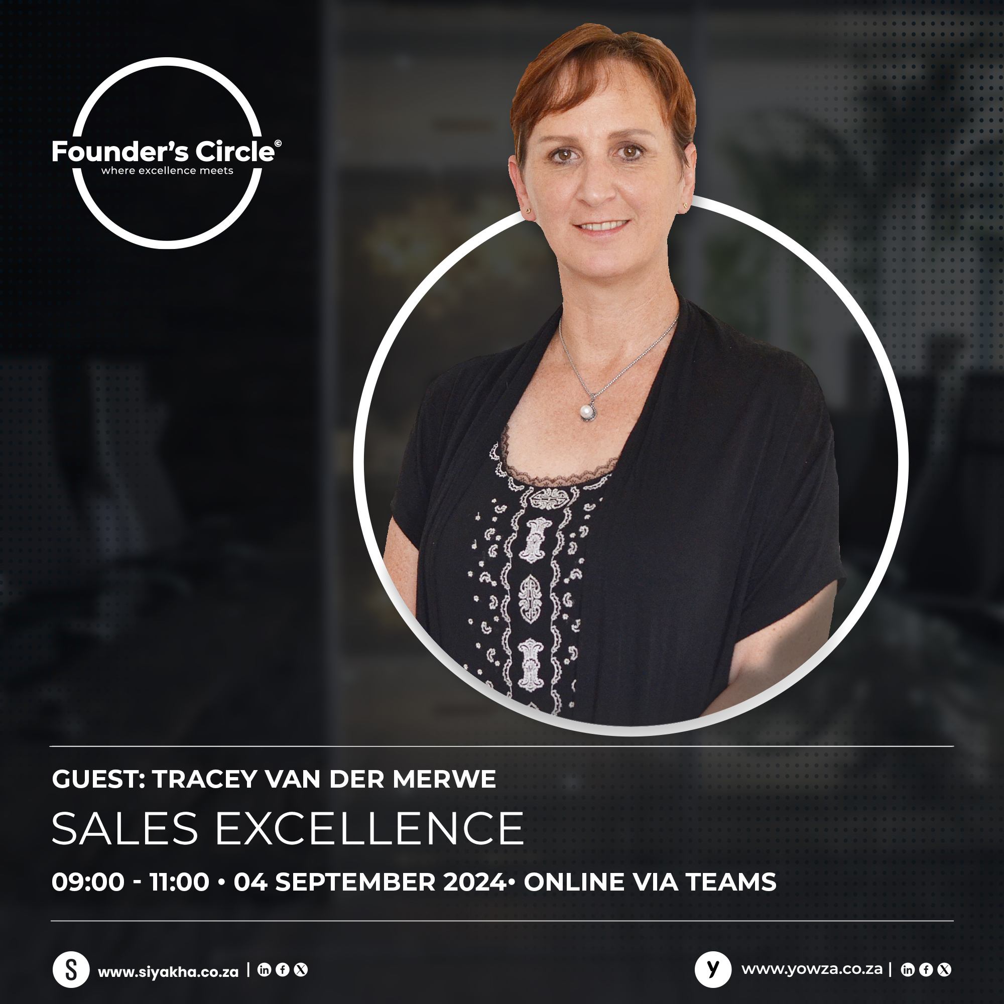 Sales Excellence session 1 with Tracy van de Merwe